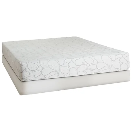 Twin Extra Long 10" Gel Memory Foam Mattress and Deluxe Foundation